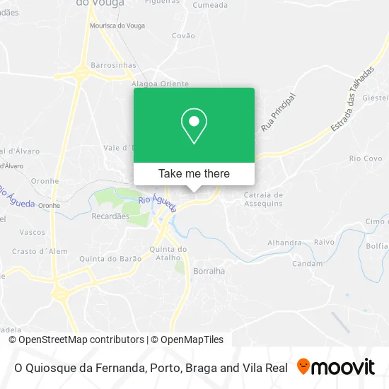 O Quiosque da Fernanda map