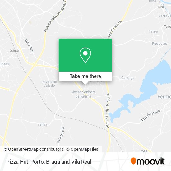 Pizza Hut mapa