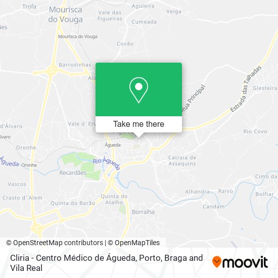 Cliria - Centro Médico de Águeda mapa