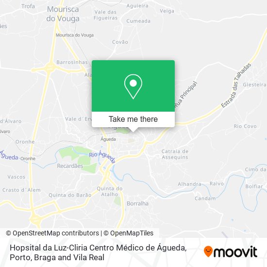 Hopsital da Luz-Cliria Centro Médico de Águeda map