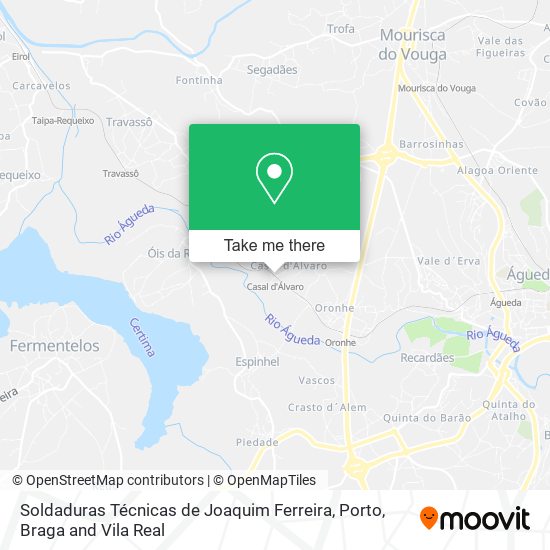 Soldaduras Técnicas de Joaquim Ferreira mapa