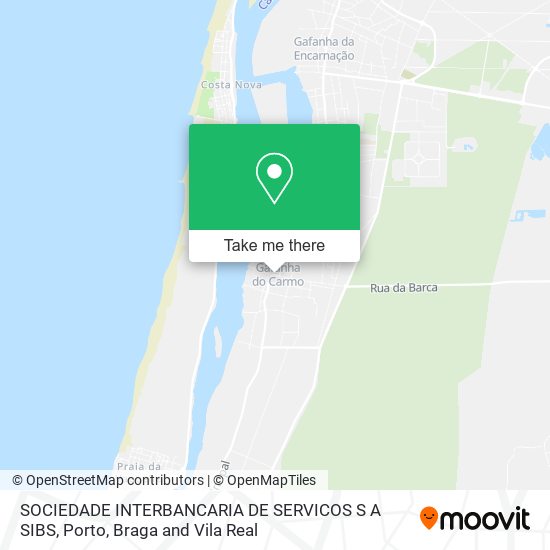 SOCIEDADE INTERBANCARIA DE SERVICOS S A SIBS map