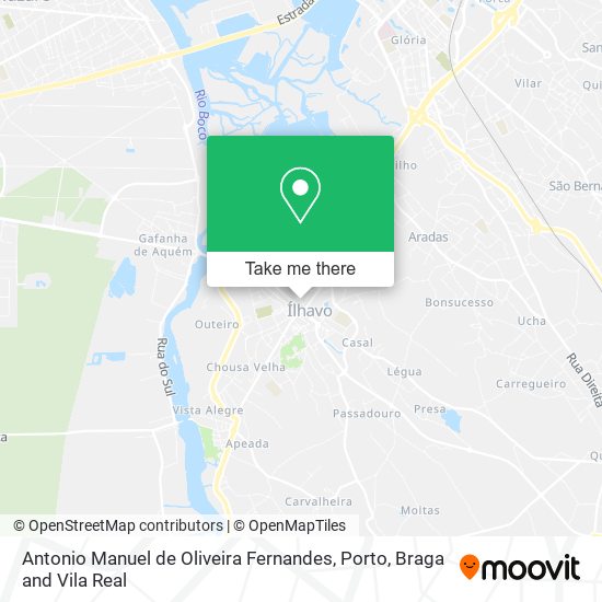 Antonio Manuel de Oliveira Fernandes map