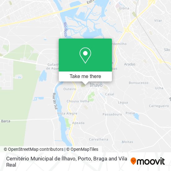 Cemitério Municipal de Ílhavo map