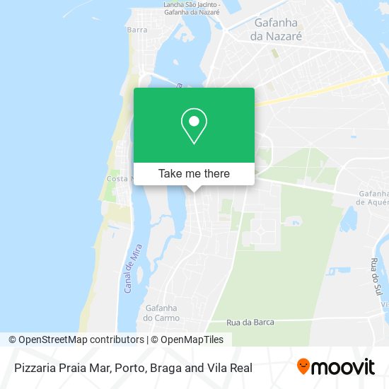 Pizzaria Praia Mar map