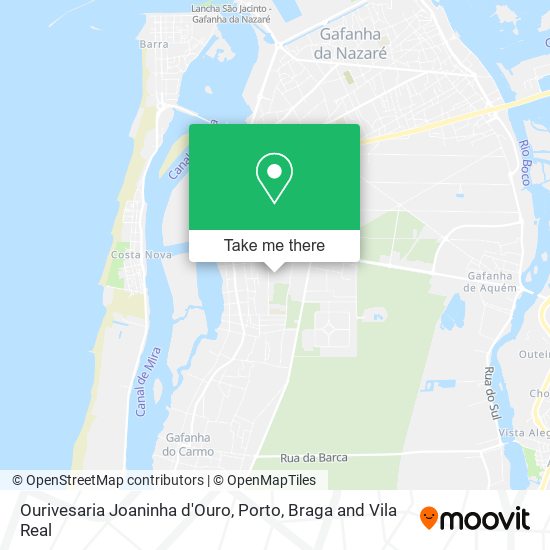 Ourivesaria Joaninha d'Ouro mapa