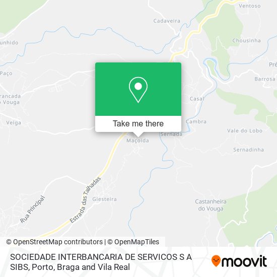 SOCIEDADE INTERBANCARIA DE SERVICOS S A SIBS map