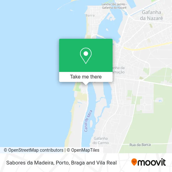 Sabores da Madeira map