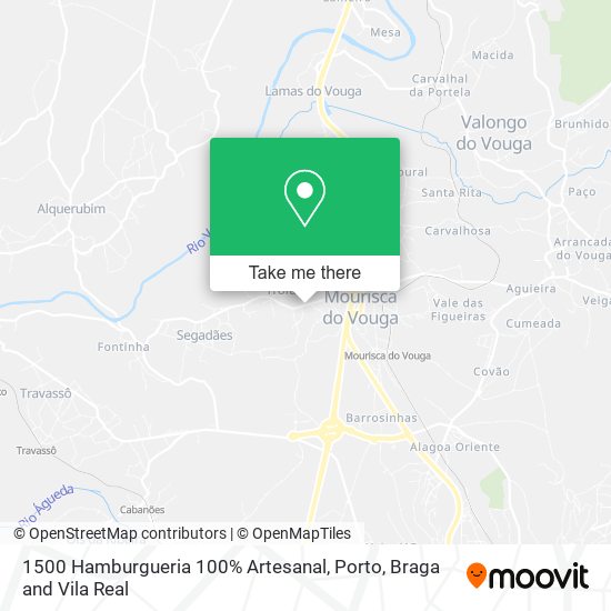 1500 Hamburgueria 100% Artesanal map