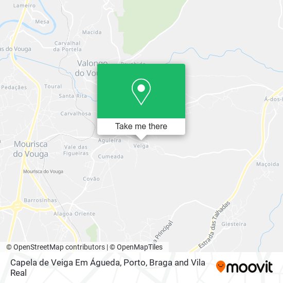 Capela de Veiga Em Águeda map