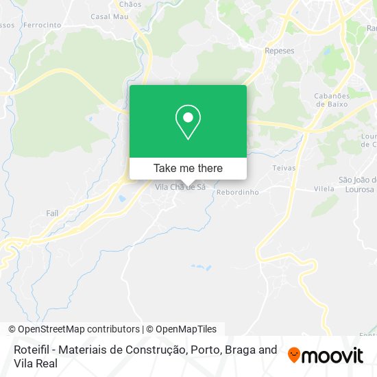 Roteifil - Materiais de Construção mapa