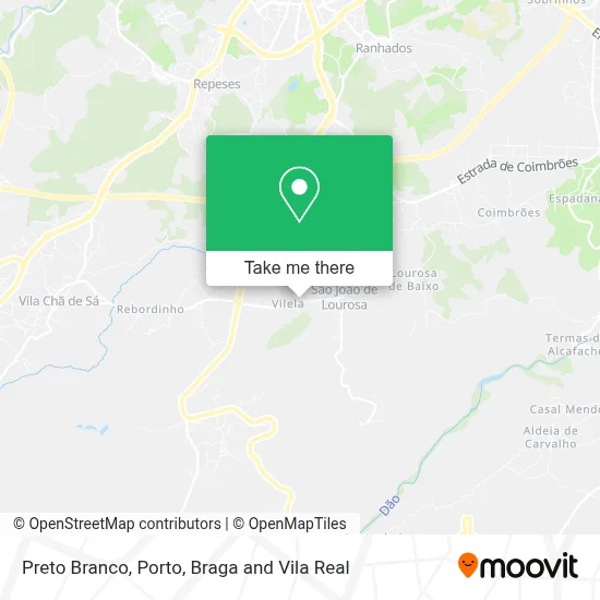 Preto Branco map