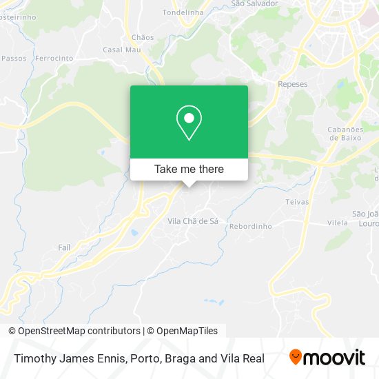Timothy James Ennis map