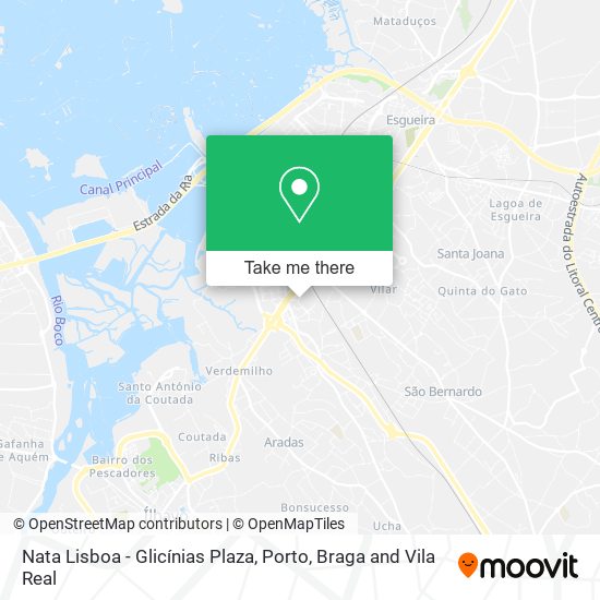 Nata Lisboa - Glicínias Plaza mapa