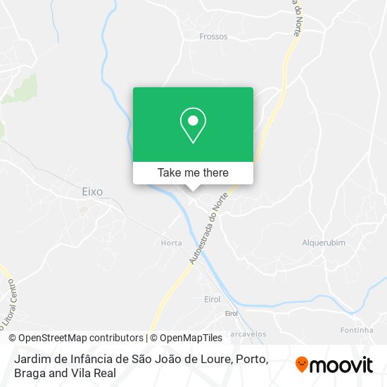 Jardim de Infância de São João de Loure map