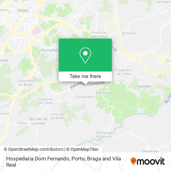 Hospedaria Dom Fernando map