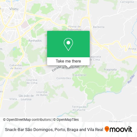 Snack-Bar São Domingos mapa