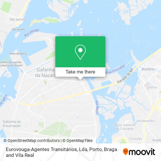 Eurovouga-Agentes Transitários, Lda mapa