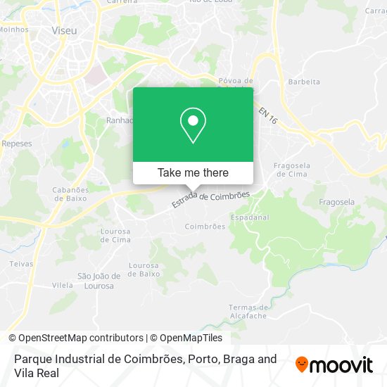Parque Industrial de Coimbrões map