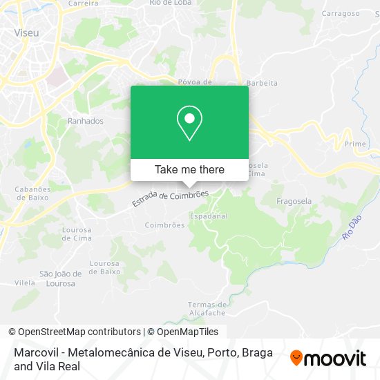Marcovil - Metalomecânica de Viseu map