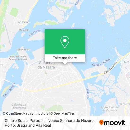 Centro Social Paroquial Nossa Senhora da Nazare mapa