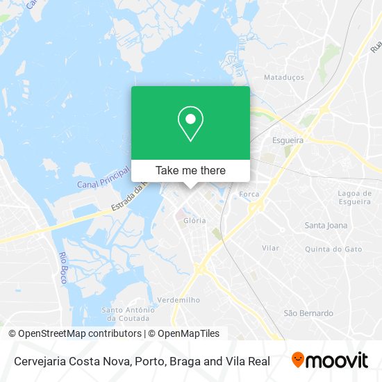 Cervejaria Costa Nova map