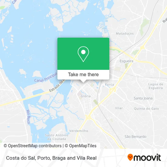 Costa do Sal map