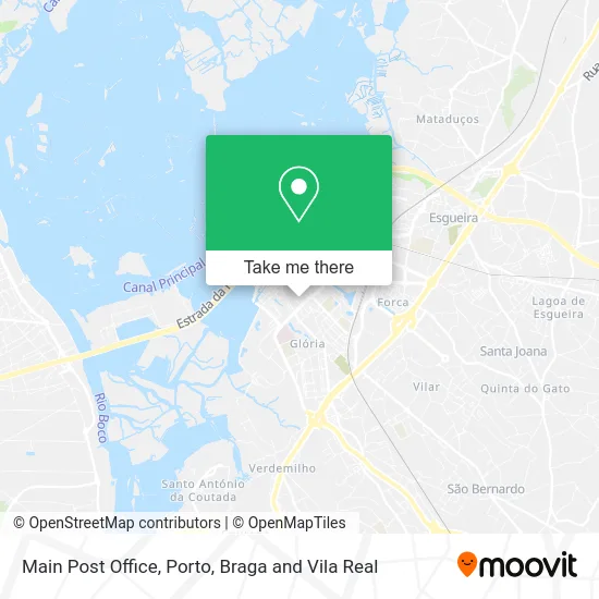 Main Post Office map