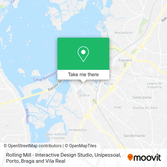 Rolling Mill - Interactive Design Studio, Unipessoal map