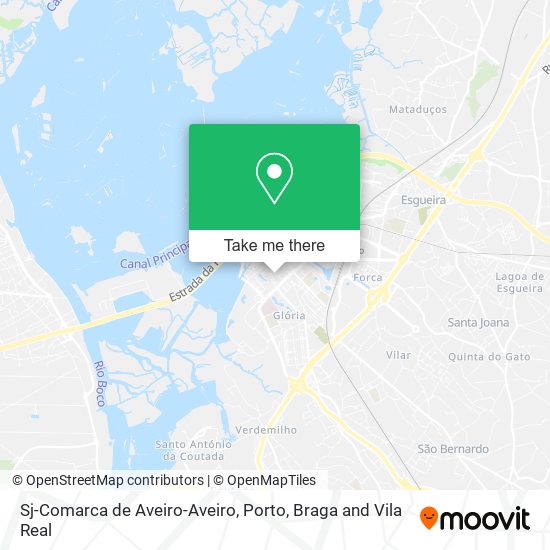 Sj-Comarca de Aveiro-Aveiro map