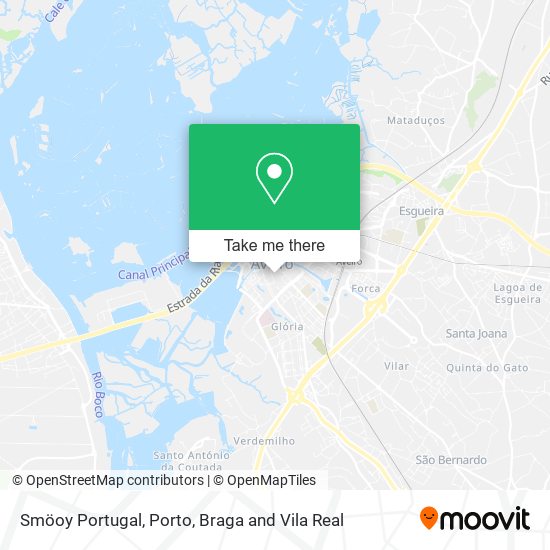 Smöoy Portugal map