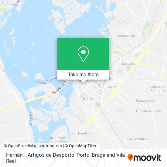 Hernâni - Artigos de Desporto map