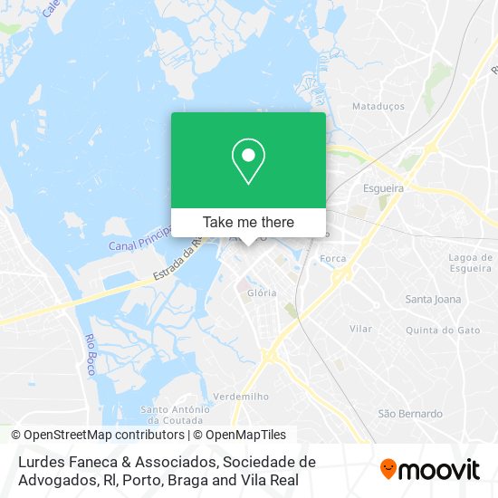Lurdes Faneca & Associados, Sociedade de Advogados, Rl mapa