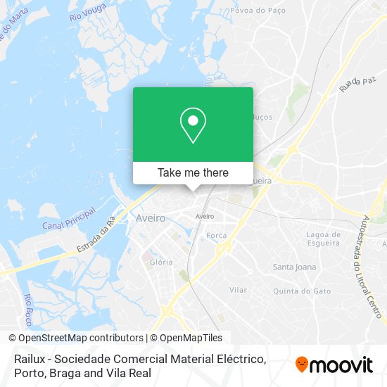 Railux - Sociedade Comercial Material Eléctrico map