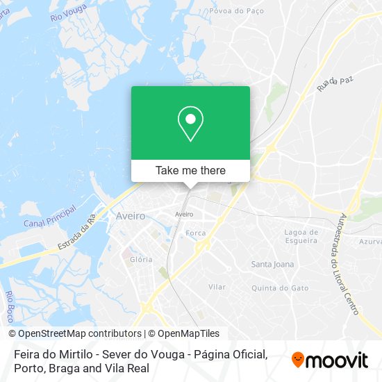 Feira do Mirtilo - Sever do Vouga - Página Oficial map