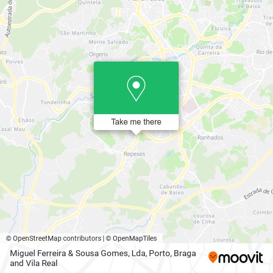 Miguel Ferreira & Sousa Gomes, Lda map