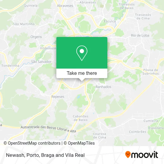 Newash map