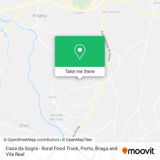 Casa da Sogra - Rural Food Truck map