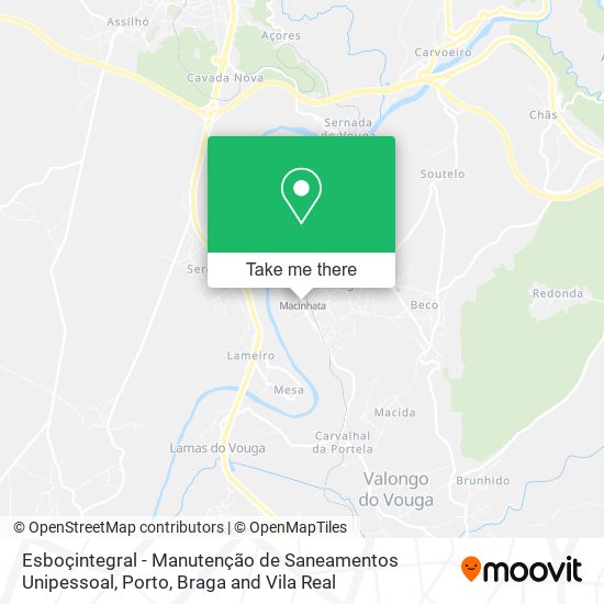 Esboçintegral - Manutenção de Saneamentos Unipessoal mapa