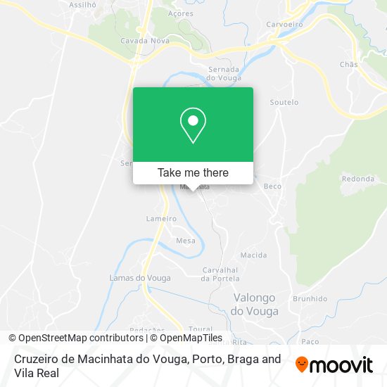 Cruzeiro de Macinhata do Vouga map