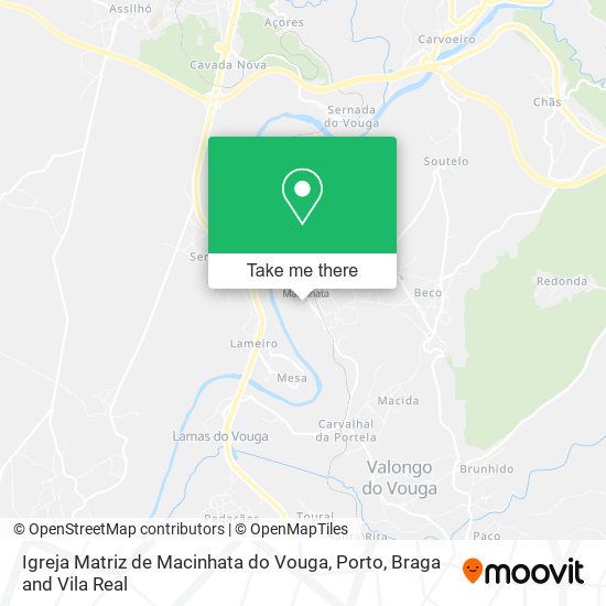 Igreja Matriz de Macinhata do Vouga map