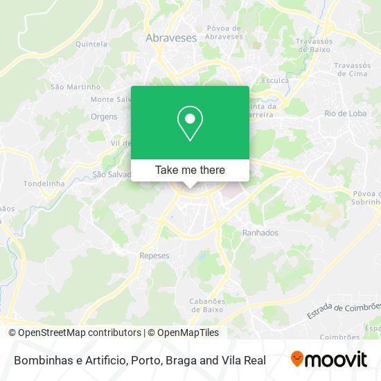 Bombinhas e Artificio mapa