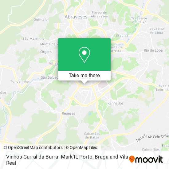 Vinhos Curral da Burra- Mark'It mapa