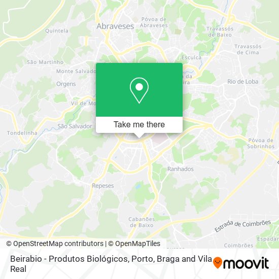 Beirabio - Produtos Biológicos map
