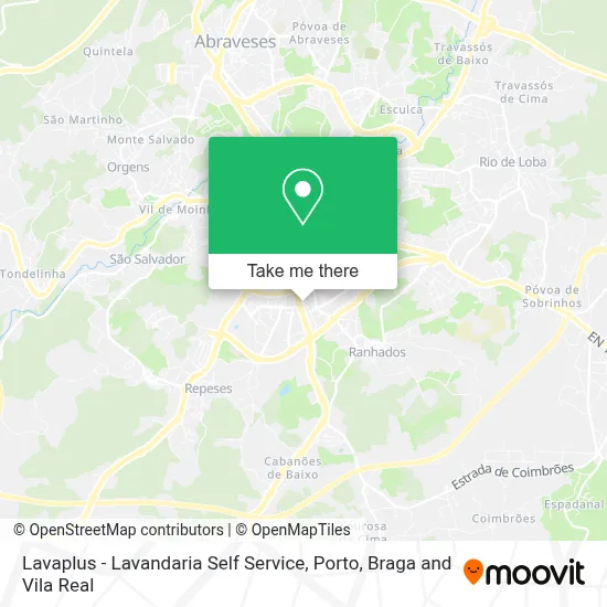 Lavaplus - Lavandaria Self Service map