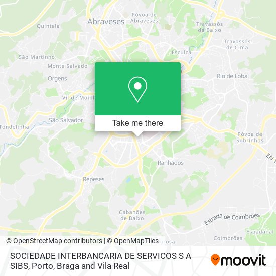 SOCIEDADE INTERBANCARIA DE SERVICOS S A SIBS map