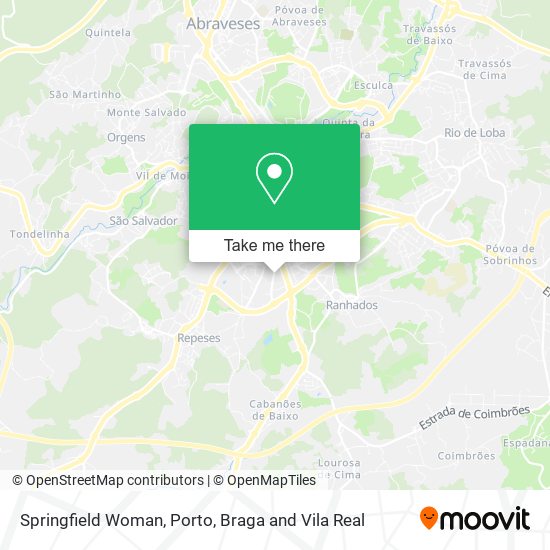 Springfield Woman mapa