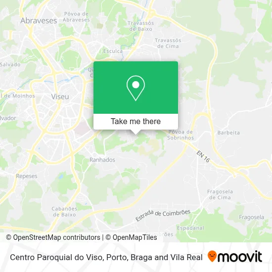 Centro Paroquial do Viso map