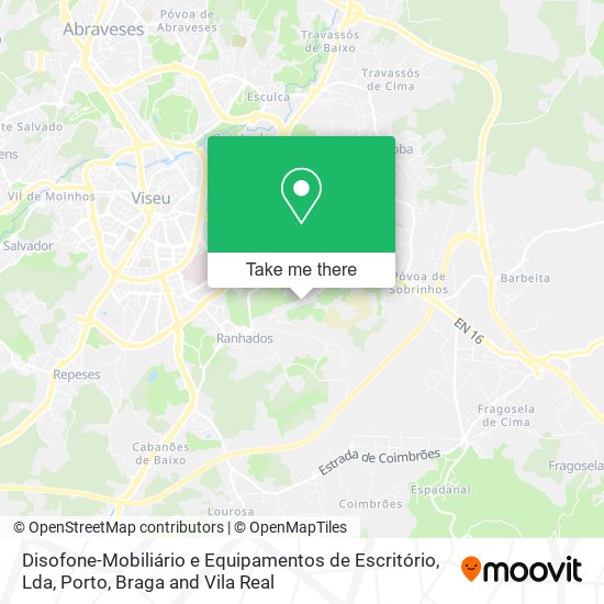 Disofone-Mobiliário e Equipamentos de Escritório, Lda mapa