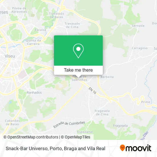 Snack-Bar Universo map